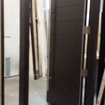 Front Entry Doors- Front Entry Modern Doors with 2 Side Lites