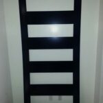 New Modern Exterior Doors with Door Lites and Aluminum Plate